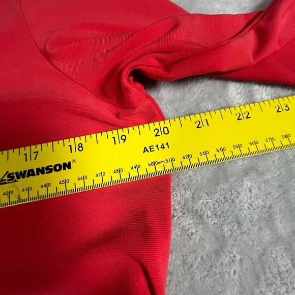 Clara Sun Woo Womens Dress Sz M Lagenlook Relaxed Casual Stretch Comfy Red - Picture 7 of 10